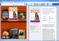 Ebook organizer - Bookshelf view
